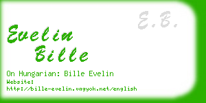 evelin bille business card
